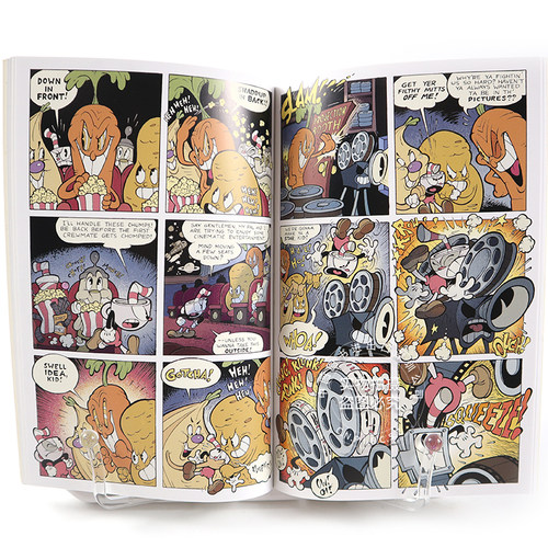 英文原版 茶杯头官方漫画书 Cuphead Volume 1: Comic Capers & Curios 冒险故事小说 黑马出版社 - 图2