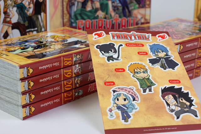 Original English comic Fairy Tail 12-22 volumes boxed collection edition with sticker FAIRY TAIL Magical Boy Hiro Mashima comics peripheral genuine imported books