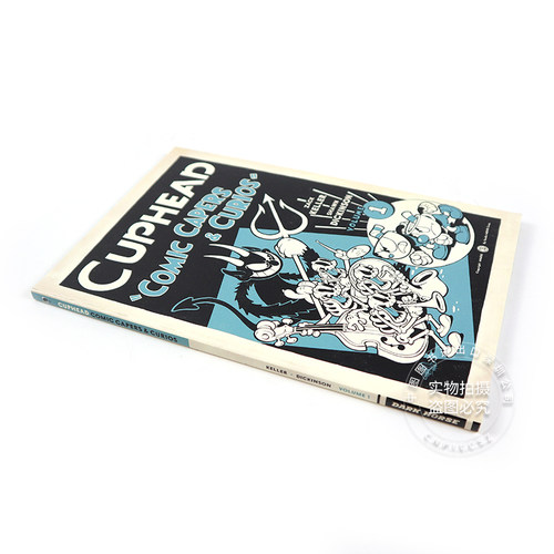 英文原版 茶杯头官方漫画书 Cuphead Volume 1: Comic Capers & Curios 冒险故事小说 黑马出版社 - 图3