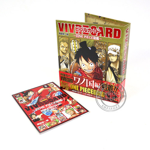 预售 深图日文 海贼王图鉴vivre Card One Piece図鑑 New Starter Set Vol 1 コミックス 尾田栄一郎日本原版进口正版书