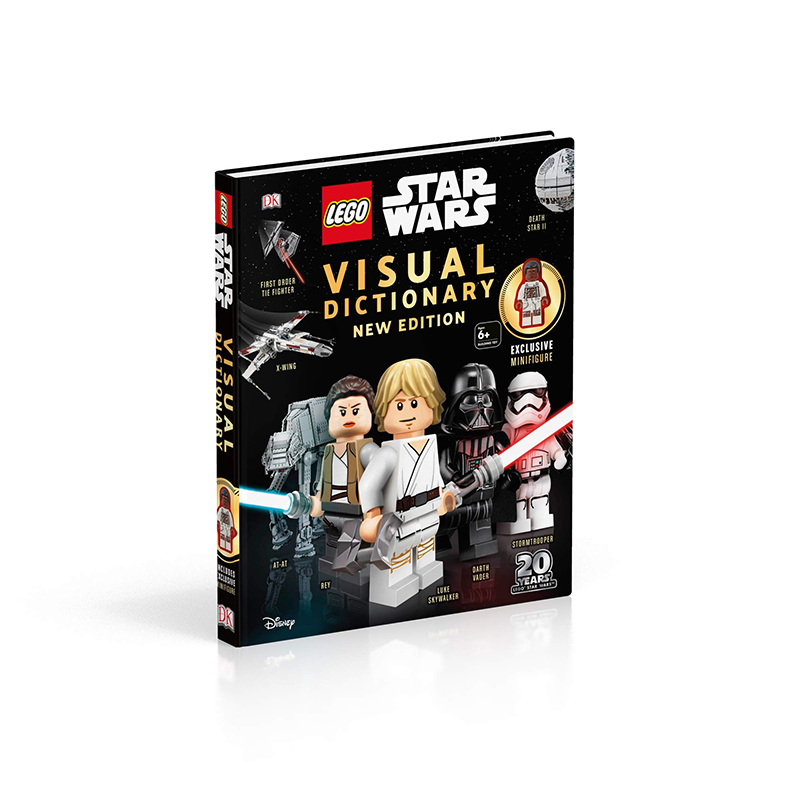 英文原版 DK乐高星球大战视觉词典 LEGO Star Wars Visual Dictionary New Edition 英文版图解百科 含Finn迷你人仔 - 图0