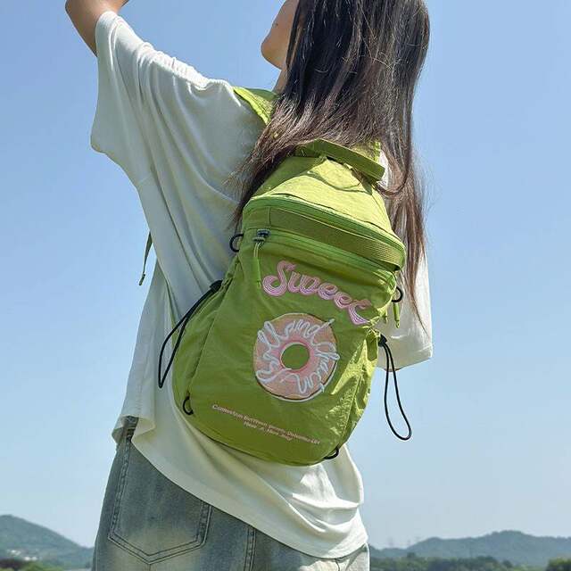 Japanese purchasing ballchain daily travel simple casual outdoor new backpack female mountaineering bag student school bag