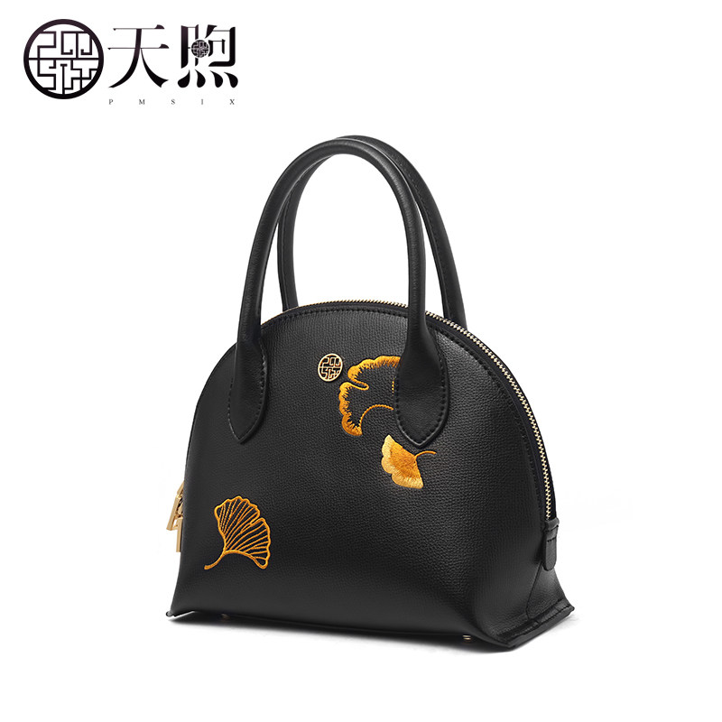 pmsix 2020新款中国风刺绣手提包 pmsix女士包袋