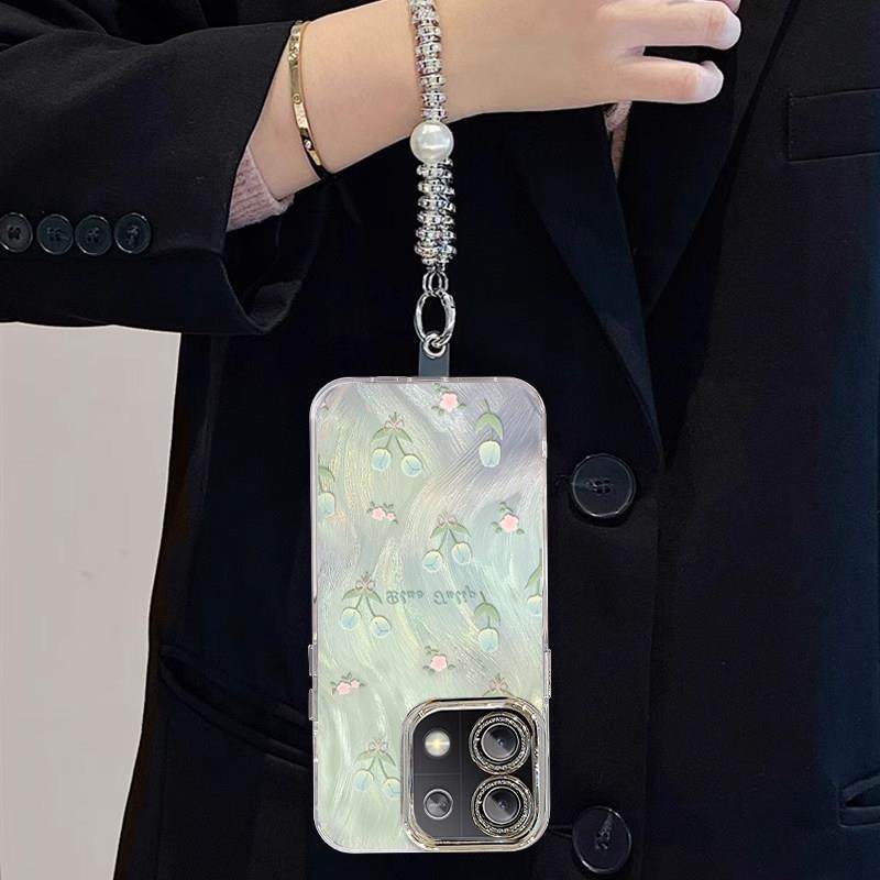 适用红米note13Pro手机保护壳新款redmi高级羽纱郁金香全包防摔矽胶12散热专用外壳带支架手錬镜头膜透明保护 - 图1