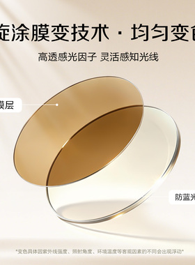 感光变色眼镜女款复古老钱风