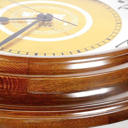 汉时钟表挂钟客厅静音实木时钟大号表中式现代创意家用石英钟HW10-图2