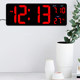 Living room digital electronic plug-in table clock luminous wall clock
