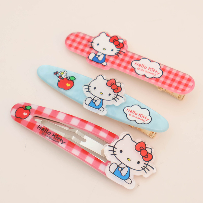 三丽鸥正版授权凯蒂猫红色系列发夹亚克力材质可爱喜庆过年头饰,淘宝优惠券,粉丝福利购,淘宝优惠卷