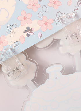 名创优品趣味夹子DIY亚克力摆件