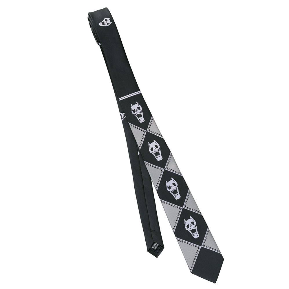 JOJO奇妙冒险吉良吉影骷髅头拉链领带男动漫dk手打款jk衬衫女配饰,淘宝优惠券,粉丝福利购,淘宝优惠卷