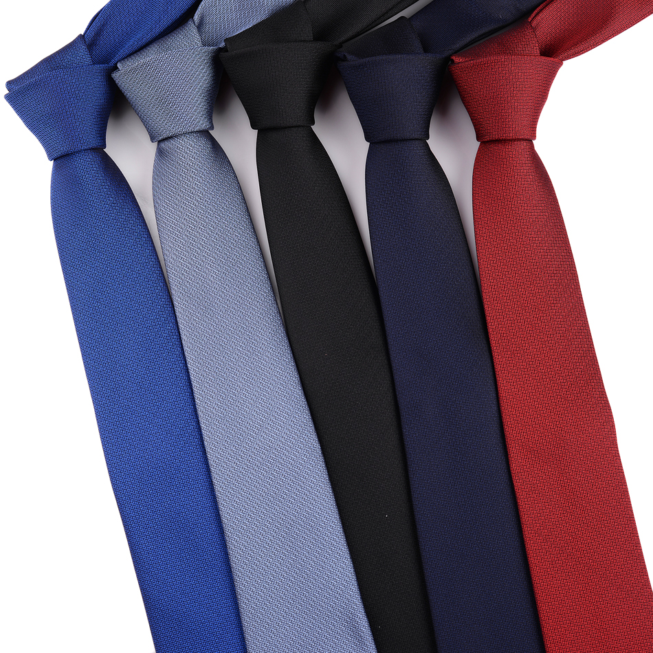 手系领带男正装商务时尚新郎酒红黑色职业工作上班韩版条纹哑光潮 - 图3