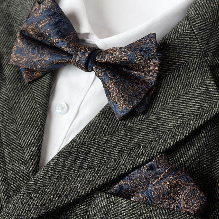 花纹领带男复古商务休闲高级感衬衫西装领结口袋巾礼盒装送人礼物,淘宝优惠券,粉丝福利购,淘宝优惠卷