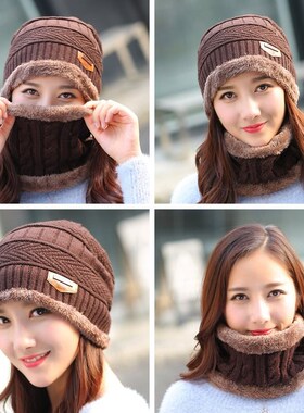 Winter hat for women and warm wool wrap cap for men autumn a