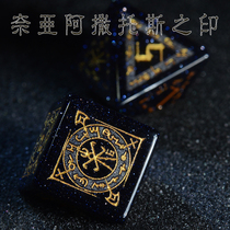 Precious stones dice naya Athanos print COCDND kulu run group TRPG ten thousand Wisdom Cards Customised color