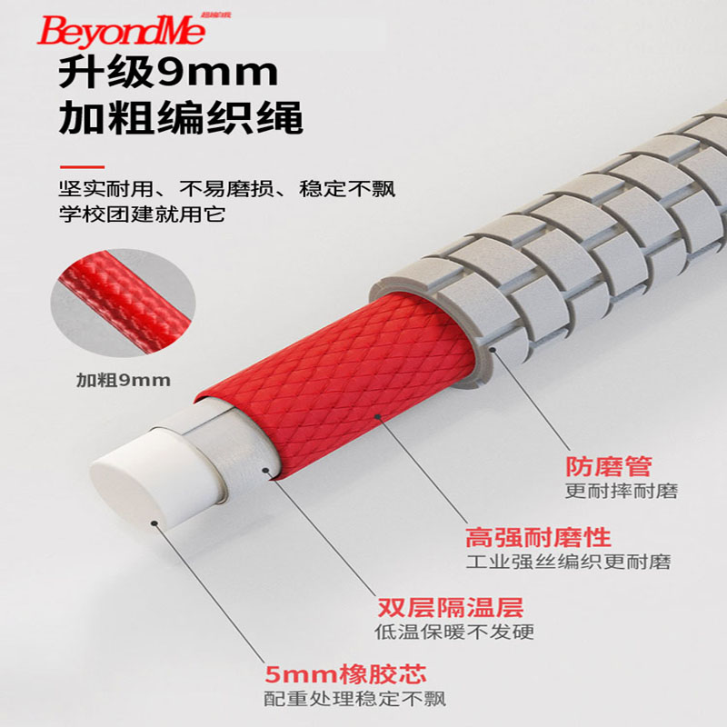 长绳多人跳绳集体跳大绳八字跳绳群体专用跳绳团体学校比赛长绳子-图1