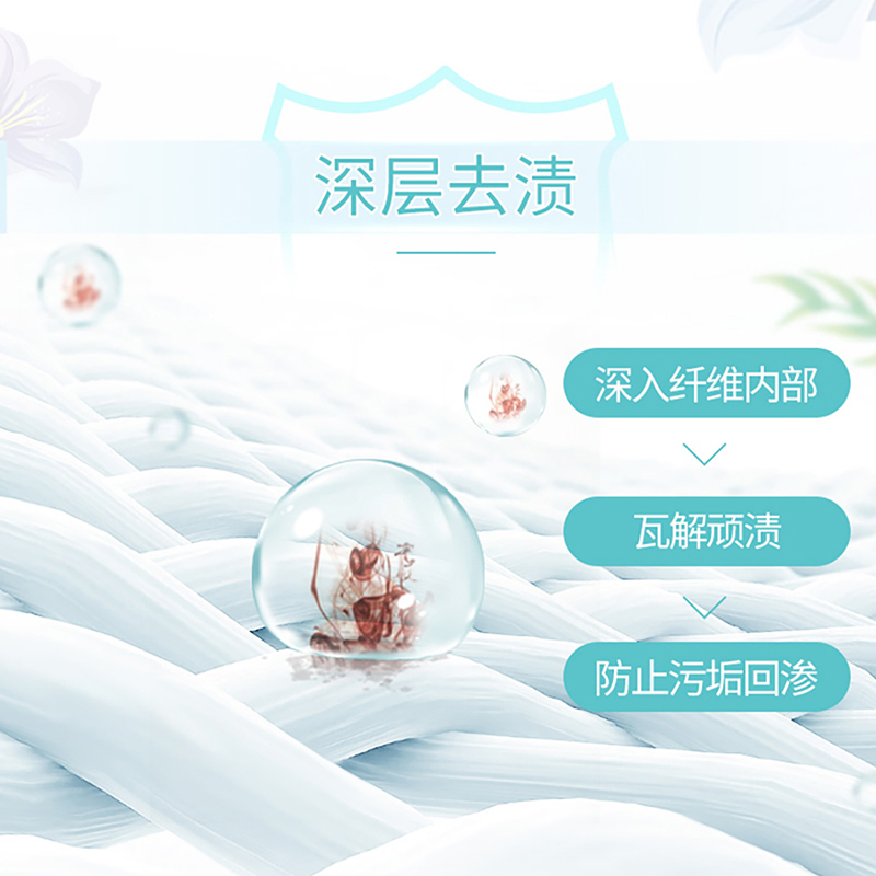 浪奇蓝风铃香氛大师洗衣液15分钟快洗除菌除螨持久留香家用囤货装