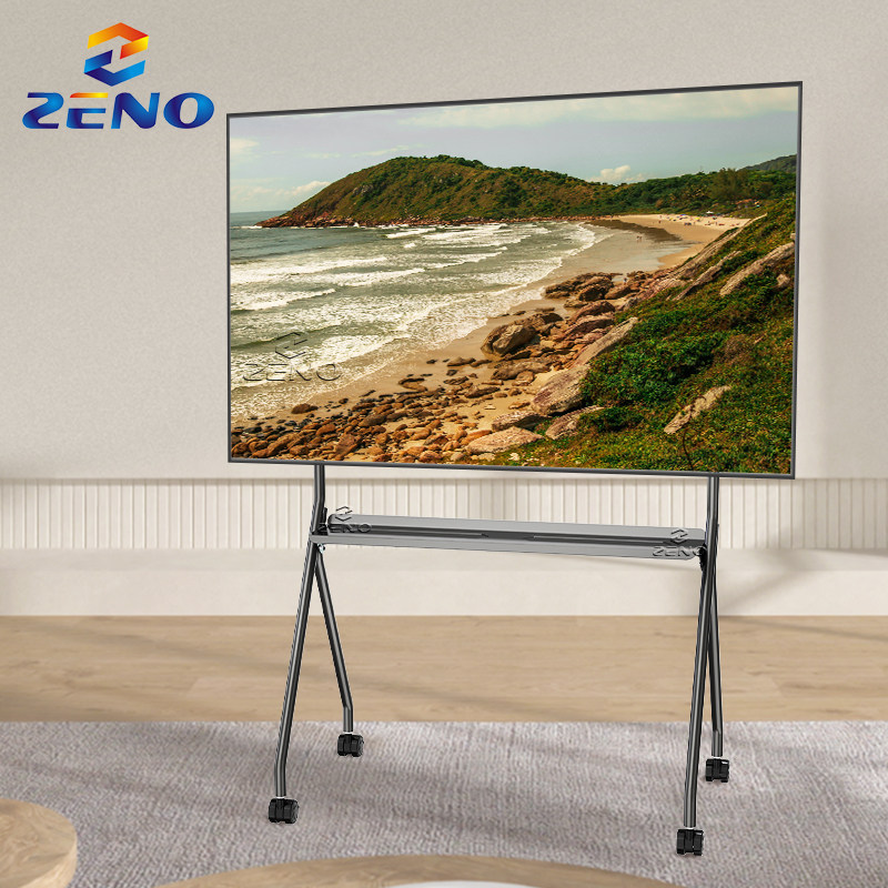 55寸电视移动支架教育一体机推车 泽诺电器电视机架