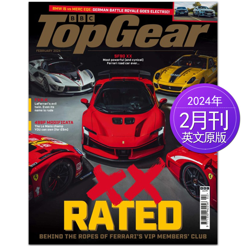 【现货单期/订购】BBC TopGear 2024年12期订阅英国广播公司汽车英语杂志英文期刊2023年国外刊过期杂志订阅-图3