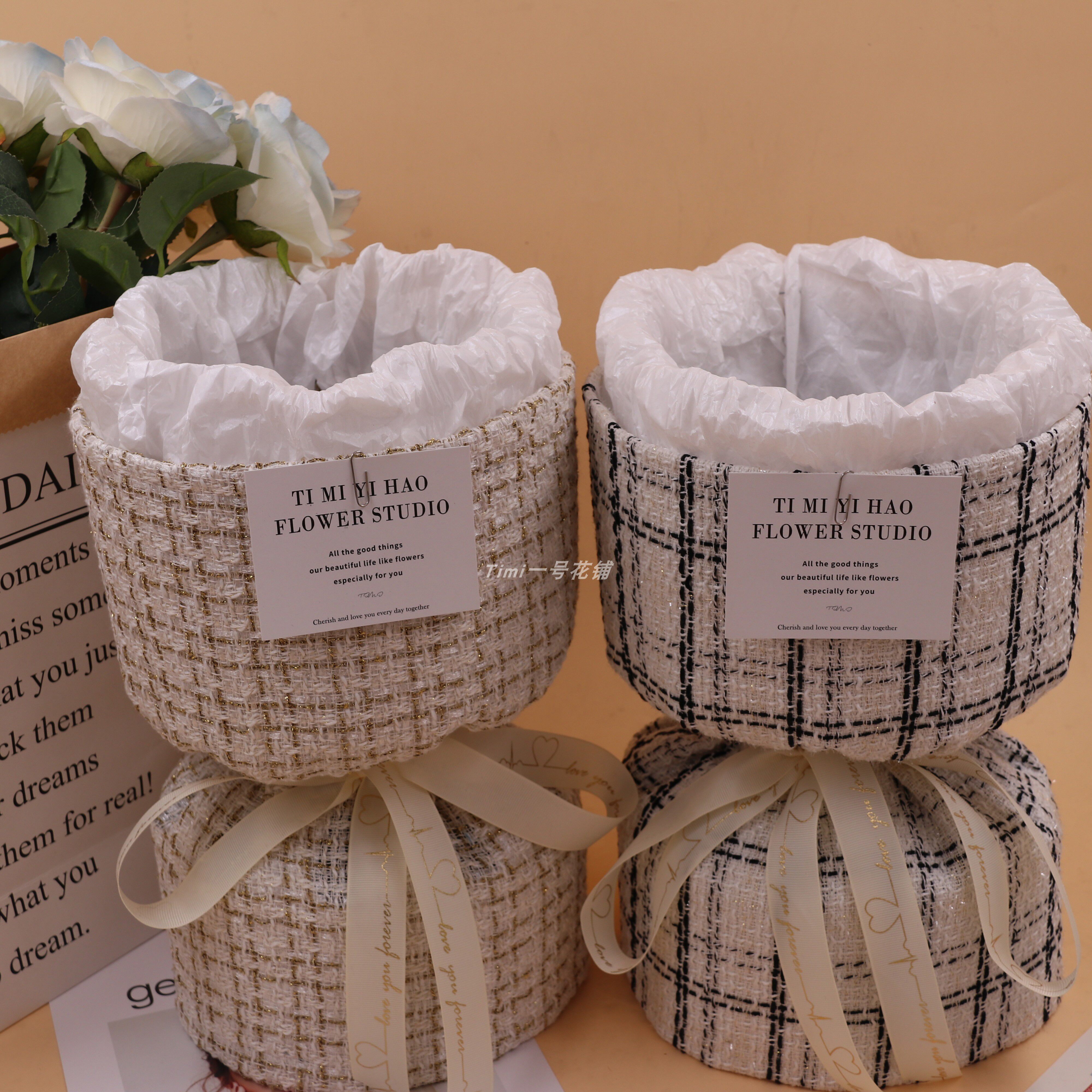 小香风花束成品包装材料DIY包花神器零食水果鲜花创意礼物花束,淘宝优惠券,粉丝福利购,淘宝优惠卷