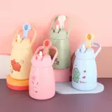 Мультяшный вместительный и большой стакан со стаканом, детский портативный милый чайник для школьников, популярно в интернете