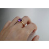 Natalia 925 Silver Friendship Ring Amethyst