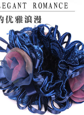 韩国发饰发圈妈妈皮筋蕾丝花朵