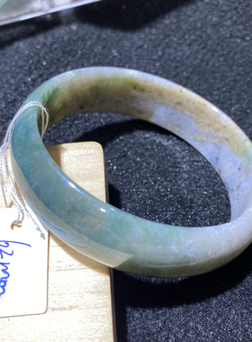 天然水草玛瑙手镯墨绿色女款新款民族风国风闺蜜款优雅复古微瑕疵