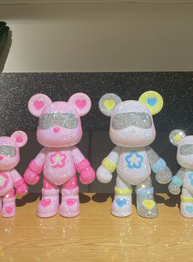 太空摆件暴力熊星际diy手工拳击