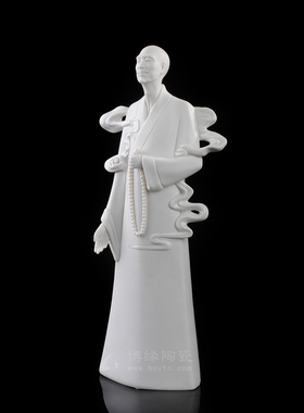 弘一法师李叔同人物民国德化陶瓷