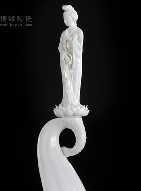 德化白瓷古典风工艺摆件送女友
