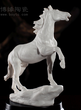 德化白瓷中式风客厅卧室工艺摆件