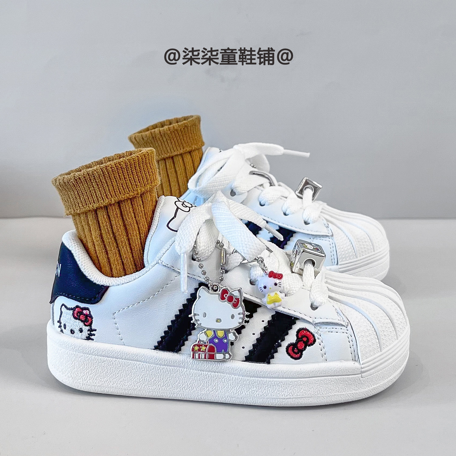 2026春季新款儿童卡通运动鞋女童贝壳头德训鞋男童休闲板鞋跑步鞋,淘宝优惠券,粉丝福利购,淘宝优惠卷