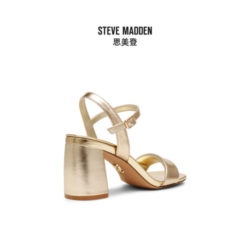 [任敏同款]Steve Madden思美登LAYNEY简约方头一字带高跟凉鞋 - 图2