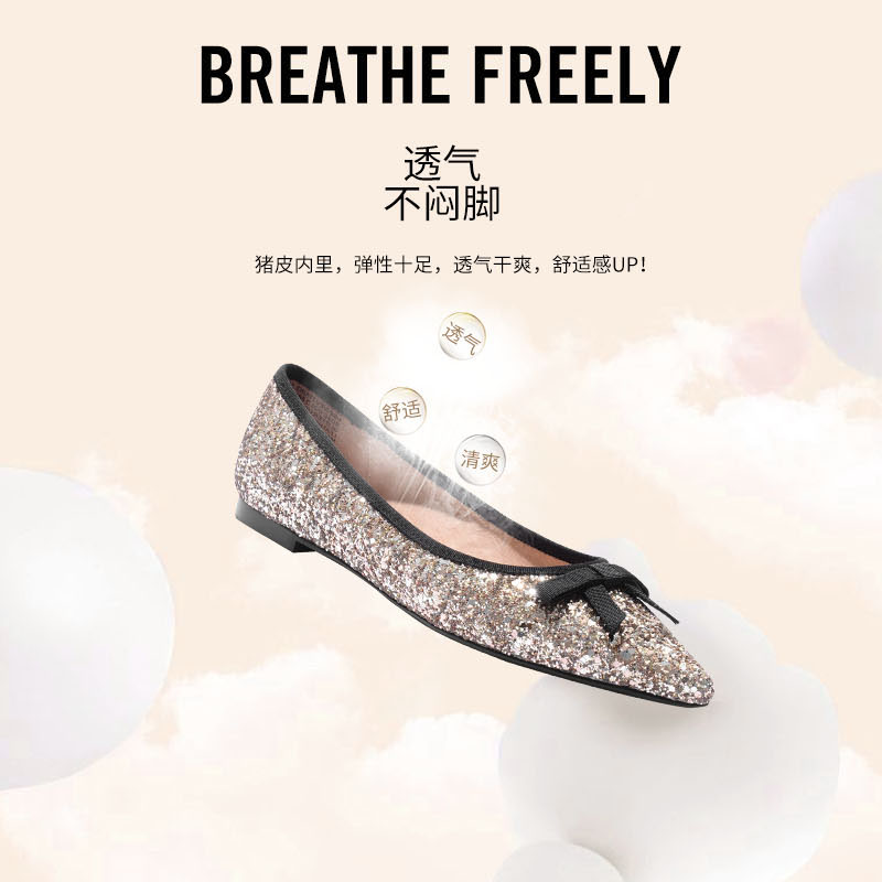 Steve Madden/思美登春季新品蝴蝶结尖头单鞋女平底 CEUTICAL - 图2