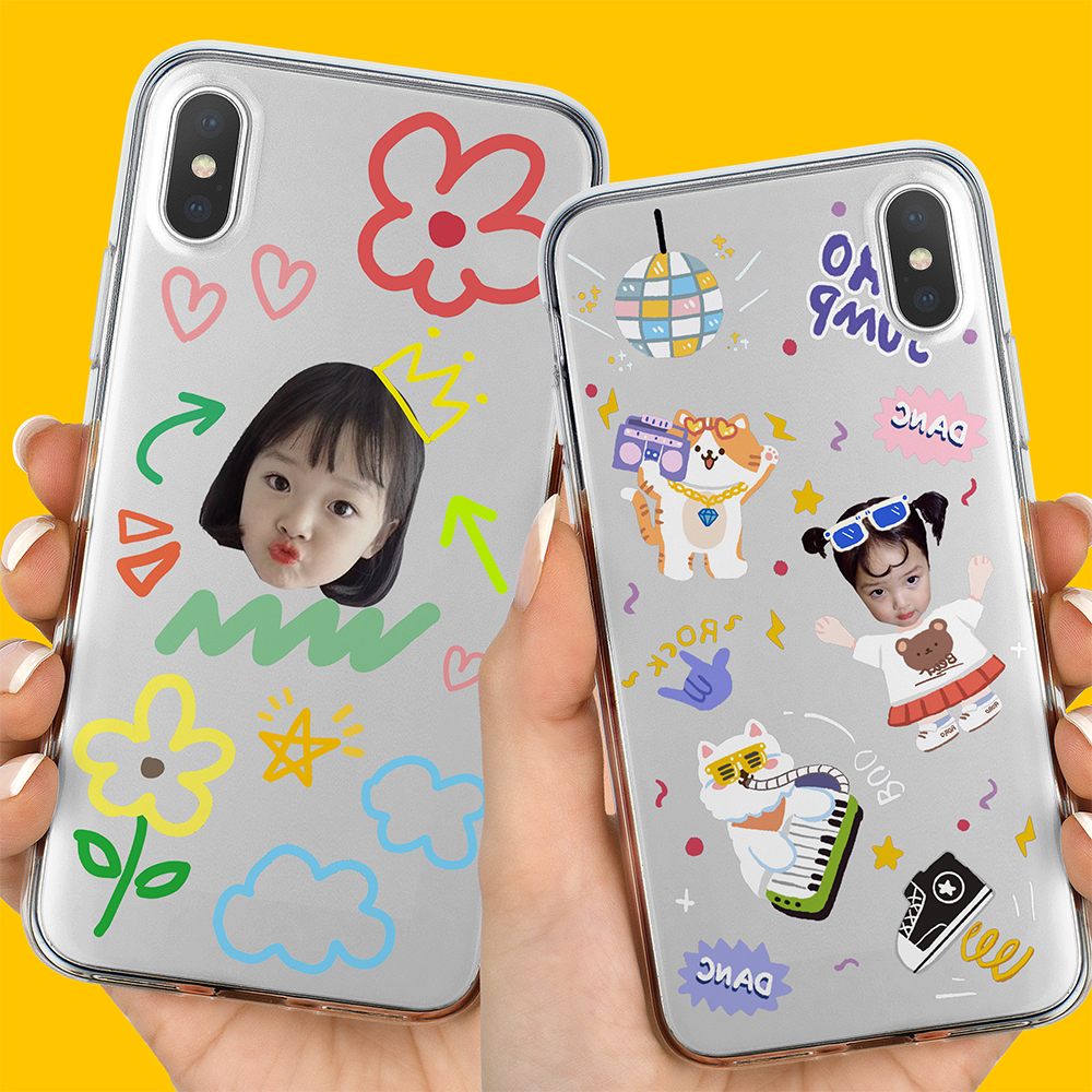 来图定制手机壳抠图头像亲子设计适用于任意机型14iPhone华为P30