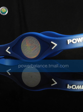 能量平衡硅胶蓝色手环