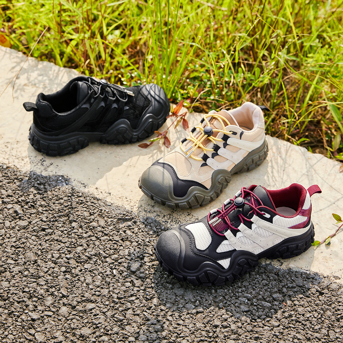  骆驼时尚老爹鞋