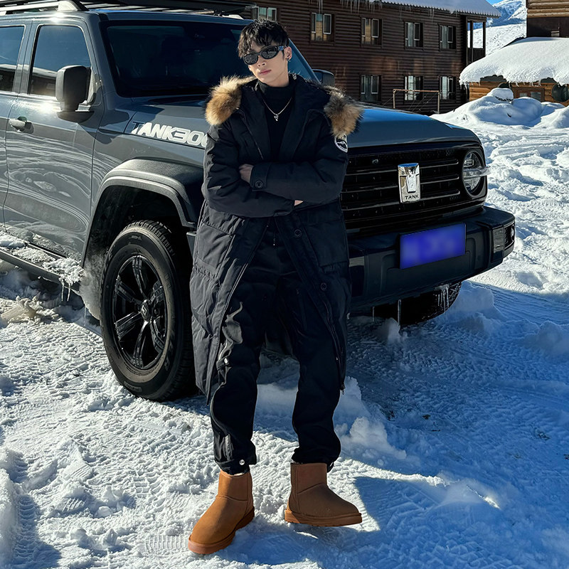 骆驼雪地靴男女款2025冬季棉鞋保暖羊毛加绒东北零下高帮防寒靴,淘宝优惠券,粉丝福利购,淘宝优惠卷