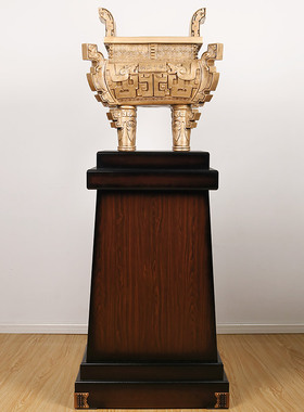 树脂开业新中式办公室周年庆典鼎