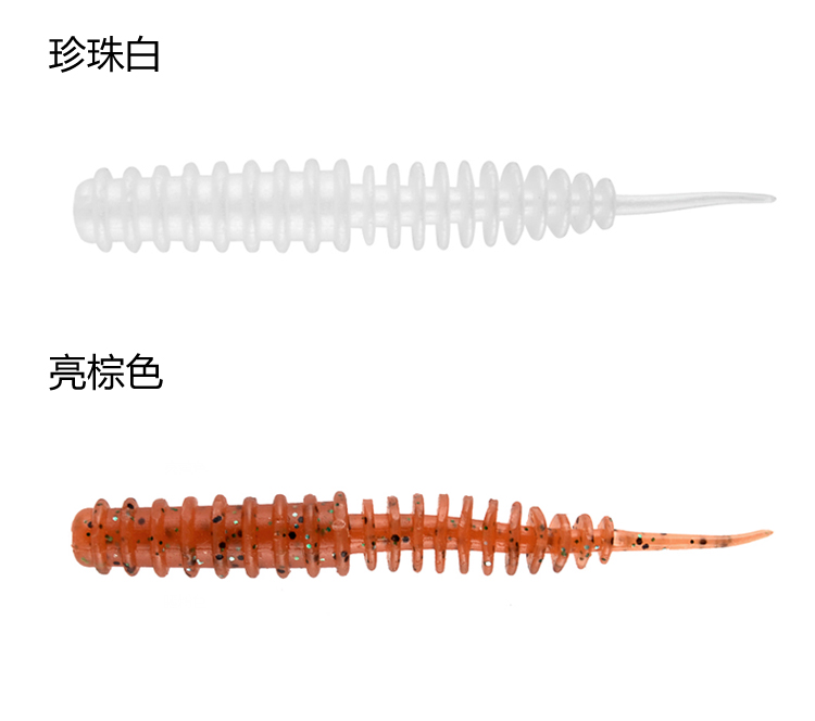 爆钓轻舞虫路亚饵软饵鲈鱼桂鱼鳜鱼翘嘴鲶鱼青梢针尾直尾路亚根钓 - 图3
