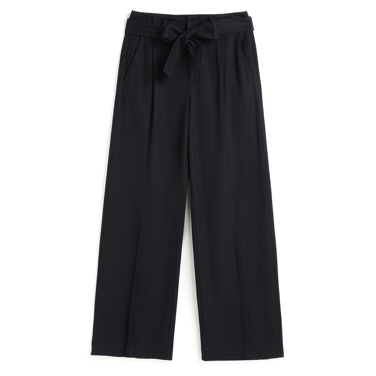 蒲PUKKA 原创设计羊毛休闲裤秋冬装设计感时尚阔腿裤商场同款,淘宝优惠券,粉丝福利购,淘宝优惠卷