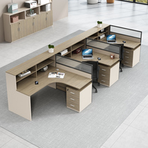 Staff Desk Portfolio Brief Modern Station Table Screen Holder Office Chairs Combined Office Furniture