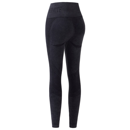 Фитнес-девушки с высокой талией и контролем живота, штаны для йоги персикового цвета с подтяжкой ягодиц