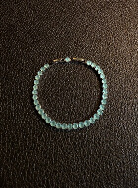 Sage vintage古着Aqua Shimmer Bracelet蓝色手链 古着配饰