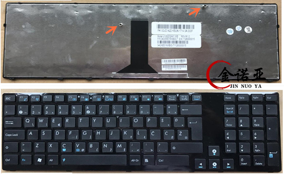 ASUS  K93 K95 K95VJ K95VM X93 X93SV 笔记本键盘 - 图2