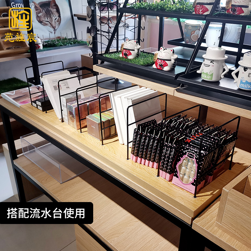 优品款饰品店陈列展示架宠物店文具内衣袜子分格收纳木质多格木板