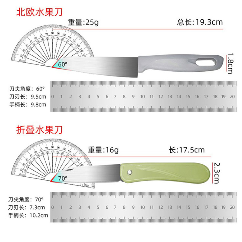 陶瓷水果刀带保护套瓜果削皮器小刀削皮刀便携宿舍随身刀家用厨房 - 图1