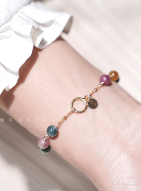 碧玺手链天然水晶时尚百搭