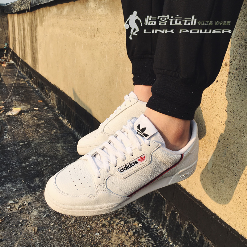 阿迪达斯/ADIDAS CONTINENTAL 80复古黑白男子板鞋 G27707/G27706 - 图1