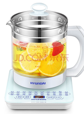 适配现代养生壶BD-YS1801 BD-YS1802玻璃盖子配件304钢化过滤上盖